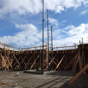 Pritzlaff Conservation Center Construction, looking southeast across Herbarium area