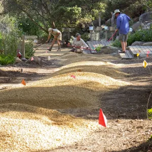 Arroyo Path Resurfacing after sewer installation