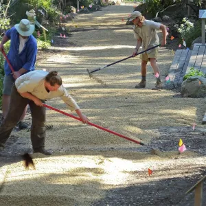 Arroyo Path Resurfacing after sewer installation