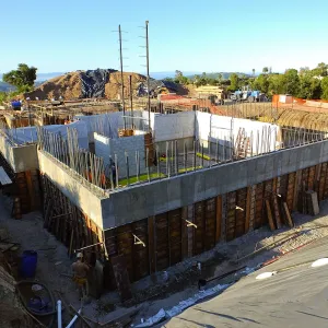 Pritzlaff Conservation Center Construction, exterior looking southwest