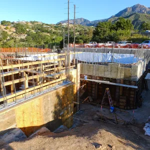 Pritzlaff Conservation Center Construction, Exterior looking northwest