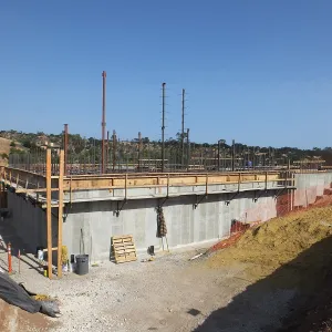 Pritzlaff Conservation Center Construction, Exterior looking southeast