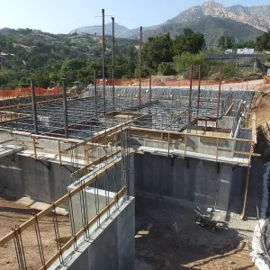 Pritzlaff Conservation Center Construction, Exterior looking northwest