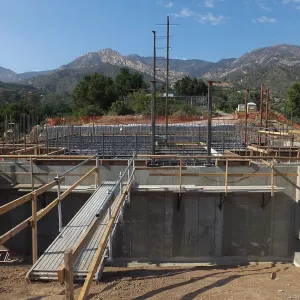Pritzlaff Conservation Center Construction, south wall