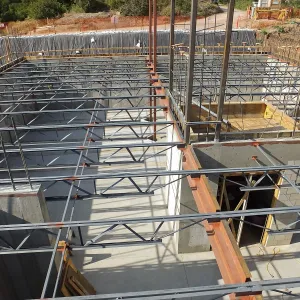 Pritzlaff Conservation Center Construction, looking north across Seed Bank/Herbarium area
