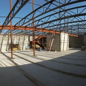 Pritzlaff Conservation Center Construction, looking southeast across Herbarium area