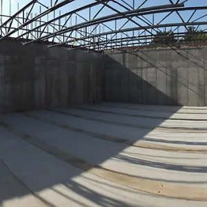 Pritzlaff Conservation Center construction, panorama of Herbarium area