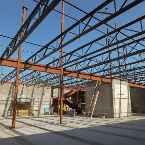 Pritzlaff Conservation Center Construction, looking southeast across Herbarium area