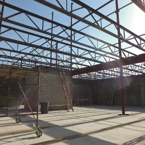 Pritzlaff Conservation Center Construction, looking southwest across Herbarium area