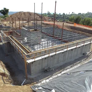 Pritzlaff Conservation Center Construction, exterior looking southwest