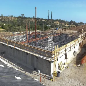 Pritzlaff Conservation Center Construction, Exterior looking southeast