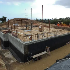 Pritzlaff Conservation Center Construction, exterior looking southwest