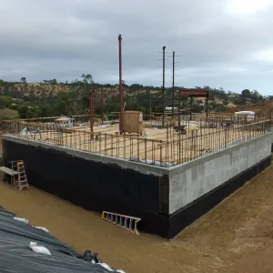 Pritzlaff Conservation Center Construction, Exterior looking southeast