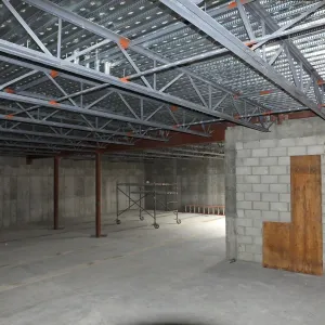 Pritzlaff Conservation Center Construction, looking northeast across Seed Bank/Herbarium area