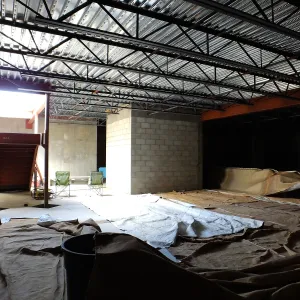 Pritzlaff Conservation Center Construction, looking southwest across Herbarium area