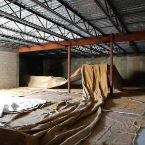 Pritzlaff Conservation Center Construction, looking southwest across Herbarium area