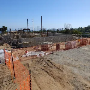 Pritzlaff Conservation Center Construction, exterior looking southwest