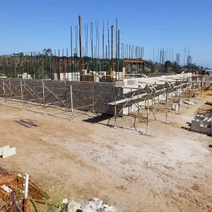 Pritzlaff Conservation Center Construction, Exterior looking southeast