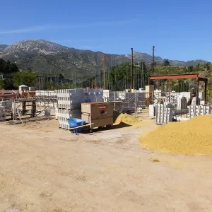 Pritzlaff Conservation Center Construction, Exterior looking northeast
