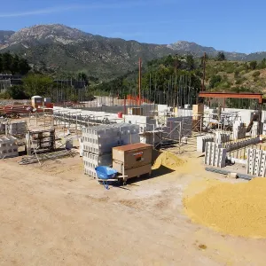 Pritzlaff Conservation Center Construction, Exterior looking northeast