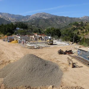 Pritzlaff Conservation Center Construction, Exterior looking northeast