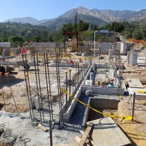 Pritzlaff Conservation Center Construction, Exterior looking northwest
