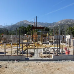 Pritzlaff Conservation Center Construction, south wall