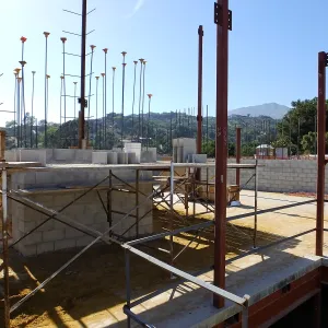 Pritzlaff Conservation Center construction