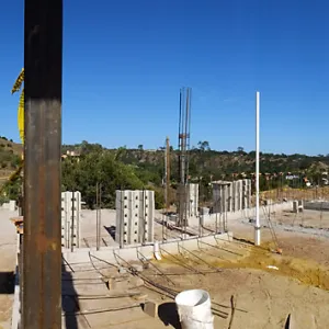 Pritzlaff Conservation Center Construction, Panorama of lobby and central hallway
