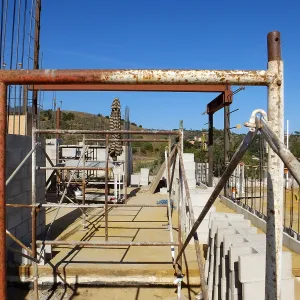 Pritzlaff Conservation Center Construction, main entrance looking east