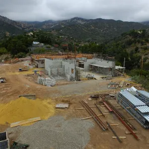 Pritzlaff Conservation Center Construction, Exterior looking northeast