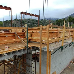 Pritzlaff Conservation Center Construction, east entrance