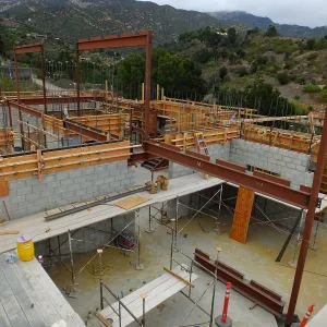 Pritzlaff Conservation Center Construction, looking northeast across Conference/Training area