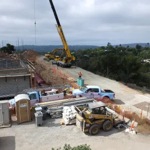 Pritzlaff Conservation Center Construction, Storm Water Detention Tank Installation