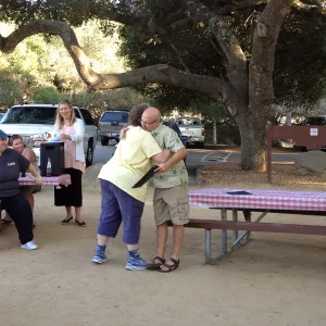 Staff Appreciation Picnic 2015, Joan Evans 15 years recognition