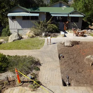 Home Demonstration Garden Renovation, view 23, south side of Cottage, demolition progress