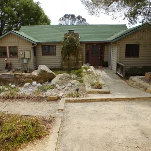 Home Demonstration Garden Renovation, view 2, north side of Cottage