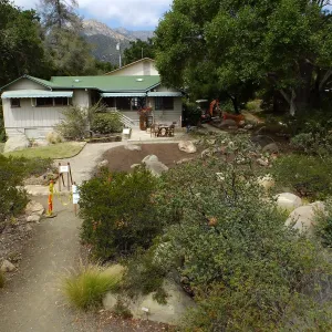 Home Demonstration Garden Renovation, view 25, south side of Cottage