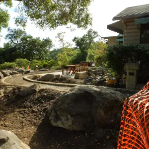 Home Demonstration Garden Renovation, view 11, east of Cottage looking southwest