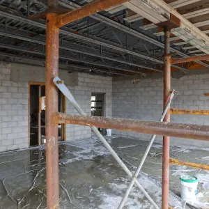 Pritzlaff Conservation Center Construction, Exhibit Room, looking northeast