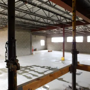 Pritzlaff Conservation Center Construction, looking southwest across Research workstation area
