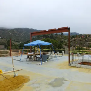Pritzlaff Conservation Center Construction, looking northeast across Administrative office area