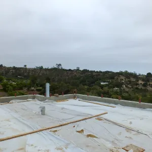 Pritzlaff Conservation Center Construction, looking southeast across deck