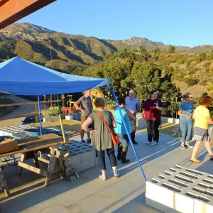 Pritzlaff Conservation Center Construction, Staff Tour and Pizza Party