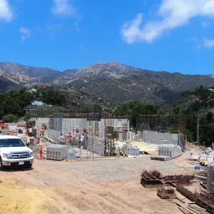 Pritzlaff Conservation Center Construction, Exterior looking northeast