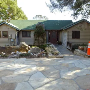 Home Demonstration Garden Renovation, view 2, north side of Cottage