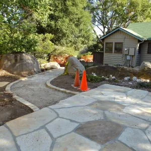 Home Demonstration Garden Renovation, view 3, north side of Cottage