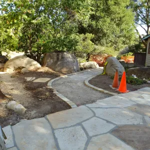 Home Demonstration Garden Renovation, view 4, north side of Cottage