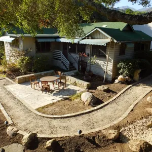 Home Demonstration Garden Renovation, view 14, looking towards southeast corner of Cottage