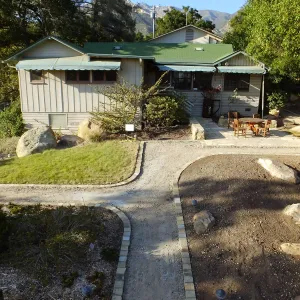 Home Demonstration Garden Renovation, view 23, south side of Cottage